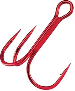 Ancore Gamakatsu 13R Treble Red 10buc/plic