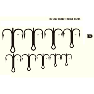 Ancore Mustad KVD Elite Round Bend Treble TR78BLN - Img 2