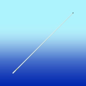 Antena VHF marina Supergain Capri Glomex 1.4m din fibra de sticla alba cu baza articulata rabatabila si cablu coaxial de 6m.