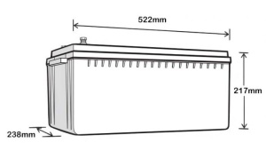 Baterie Elker LiFePO4 Lithium Battery 36v 150Ah Cu Bluetooth si BMS - Img 3