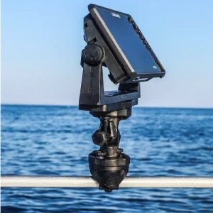 Bază Railblaza HEXX RailMount 25 – Suport profesional pentru balustradă rotundă, proiectat să asigure stabilitate maximă pentru accesoriile HEXX Heavy-Duty.