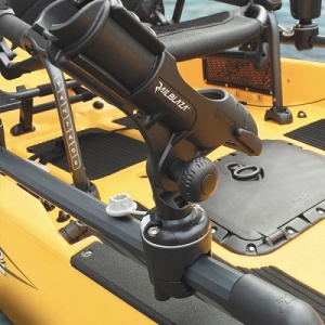 Bază Railblaza RailMount 32-41 – Suport universal heavy-duty pentru balustrade groase și sisteme Hobie H-Rail, echipat cu StarPort pentru modularitate maximă.