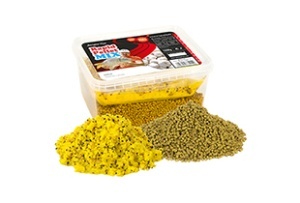 Benzar Rapid Pellet Pack 2 in 1 – pachet complet pentru method feeder cu micropelete și Particle Pasta, proporții perfecte fără umectare suplimentară, ideal pentru crap și caras.