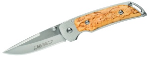Briceag Marttiini MFK-CB, Oțel Inox, Mesteacăn Creț, 80mm