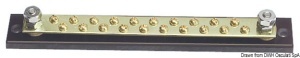 Bus-Bar electric 150A 2 x 6mm / 225mm x 31mm