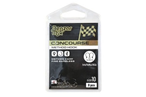 Carlige Benzar Concourse Method Carp Fine Barbless 8buc/plic - Img 2