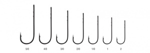 Carlige Fudo Worm SSB 2 Black Nickel - Img 2