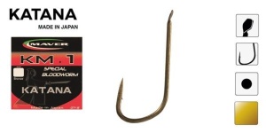 Carlige Maver IT Katana Seria Match KM1 Special Bloodworm Nr 22 - Img 2