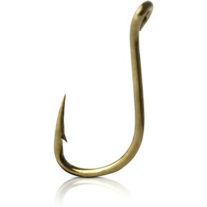 Cârlige Mustad Out-Turned Eyed Feeder – model cu ochet, vârf UltraPoint 4.3, finisaj bronz, ideal pentru method-feeder. 15 bucăți/plic