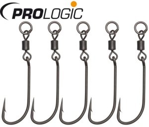Carlige Prologic Swivel Hook Long Shank 5buc/plic