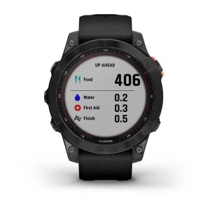Ceas Garmin Fenix 7X Solar Slate Grey Cu Curea Neagră - Img 12