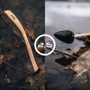 Clonc Vagner Wood Plastic 38 cm – Instrument premium pentru somn cu corp din lemn și pastilă din plastic întărit în formă de inimă, pentru vibrații subacvatice unice