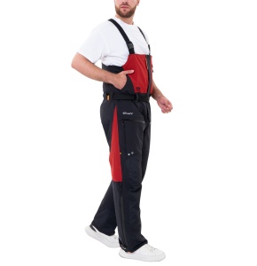 Costum tehnic de iarnă Graff WARMGUARD EXTREME Winter Set 220-O-B-4 de culoare oliv, echipat cu membrană BRATEX de 25.000mm, izolație termică SUBZERO pentru ger extrem de până la –50°C, finisaj DRY CARE și fermoare YKK AquaGuard.
