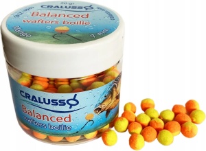 Cralusso Balanced Wafters Boilie – momeală echilibrată tip wafter, cu formă de porumb și aromă intensă, ideală pentru method feeder pe carpodromuri și ape sălbatice.
