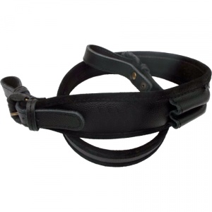 Curea Lata Pentru Arma Nobil Hunt Luxury 2 Posturi Din Piele Neagra