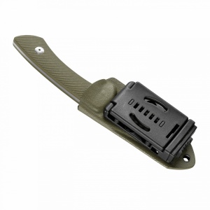Cuțit de Jupuit Mauser Germany – Instrument Full Tang cu lamă de 9cm din oțel 14C28N, mâner ABS texturat și husă nylon inclusă.