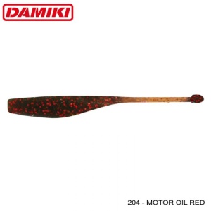 Damiki Dope Shad 10.2cm 8buc/plic Motor Oil Red