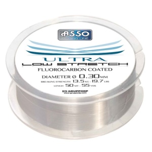 Fir Monofilament Asso Ultra Low Stretch Smoke 150m - Img 2