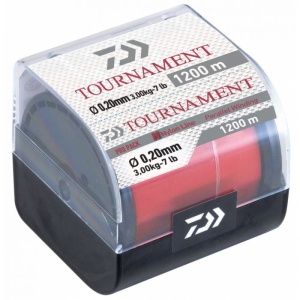 Fir Monofilament Daiwa Tournament Nylon Red 1200m - Img 2