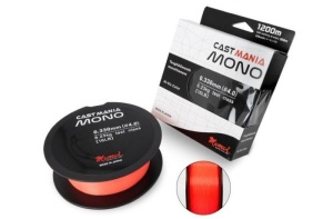 Fir Monofilament Momoi Cast Mania Mono Flash Orange 1200m