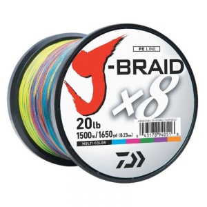 Fir Textil Daiwa J-Braid Multicolor 1500m - Img 2