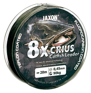 Fir Textil Jaxon Crius 8X Catfish Leader Black 20m