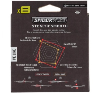 Fir Textil SpiderWire Stealth Smooth 8 Braid Translucent 150m - Img 3