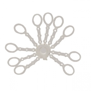 Inele din silicon Carp Expert Z Elastic pentru fixarea naturală a momelii pe cârlig, ideale pentru monturi Fir de Păr eficiente.