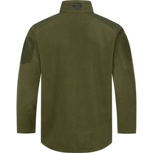 Jachetă Mauser Silent Fleece Matt Oliv – Echipament outdoor silențios, fabricat din 100% poliester premium pentru izolație termică eficientă în teren.