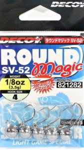 Jiguri Decoy SV-52 Jig Head Round Magic Nr 4 5buc/plic - Img 2