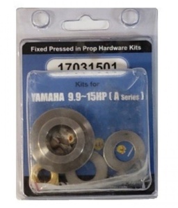Kit complet prindere elice Yamaha F9.9-F20 – Ansamblu de fixare premium pentru axul cu 8 caneluri, esențial pentru mentenanța și siguranța motoarelor Yamaha în 4 timpi.