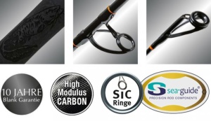 Lanseta Sportex Catfire Vertical 1.95cm 175-300g 2buc - Img 2
