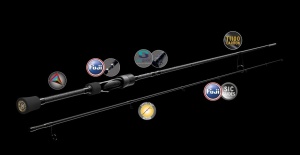 Lansetă Sportex Rival Baitcast – blank T1100 Carbon, acțiune Extra Fast și componente FUJI, creată pentru pescuit spinning precis la bass și rapitori