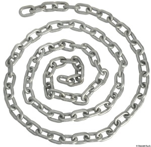 Lant Galvanizat Calibrat 6mm Osculati, Lant Vinci Electric Barca, Standard DIN766 / ISO, Pret per Metru Liniar
