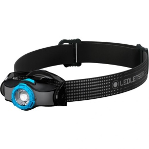Lanterna De Cap Led Lenser MH3 Black-Blue 200LM