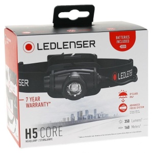 Lanterna frontala Ledlenser H5 Core 350 lumeni cu AFS si IP67
