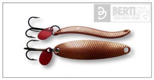 Linguriță Oscilantă Berti Taifun Nr.1 53mm 9g Patrate Cupru