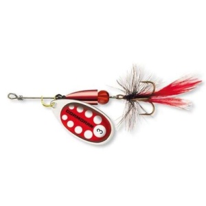 Lingurita Rotativa Cormoran Bullet Red-Silver-Fly nr.1, 3g