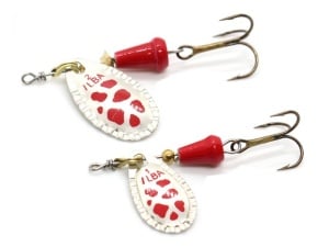 Lingurita Rotativa Ilba Spark Classic Silver/Red Nr 1 3g - Img 4
