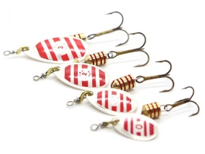 Lingurita Rotativa Ilba Tondo Decorated Zebra Silver/Red Nr3 7g - Img 4