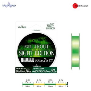 Monofilament Yamatoyo Famell Trout Sight Edition 100m