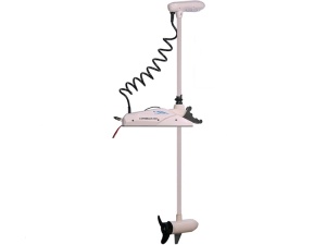 Motor electric Haswing Cayman B GPS Gen 1.6 55lb White – montaj pe prova, vedere laterală