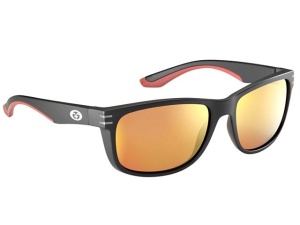 Ochelari Polarizati Flying Fisherman Double Header Matte Black Amber Red Mirror