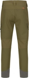 Pantaloni vânătoare Blaser Striker Waterproof Dark Olive, impermeabili și rezistenți la vânt, cu Cordura®, fermoare YKK Aquaguard și ventilație laterală pentru confort maxim