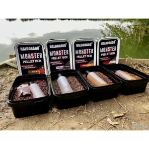 Pelete Haldorado Monster Pellet Box 400g + 100ml - Img 8