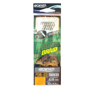 Riguri Owner Method Feeder Braid 56935 FDB-03 Quick Stop 10cm 6buc/plic - Img 2
