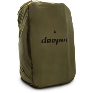 Rucsac transport navomodel Deeper Spark Backpack 55x35x25cm camo cu husa de ploaie curele laterale si protectie la socuri