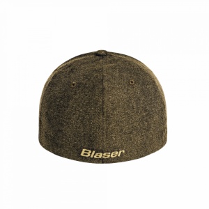 Șapcă Blaser Vintage Dark Brown Melange cu broderie frontală