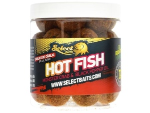 Select Baits Boilies de carlig special intarit Hot Fish 16mm