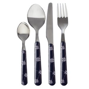 Set 24 Tacâmuri Antialunecare din Inox Cutlery Northwind Marine Business, Mânere Antiderapante, 6 Persoane